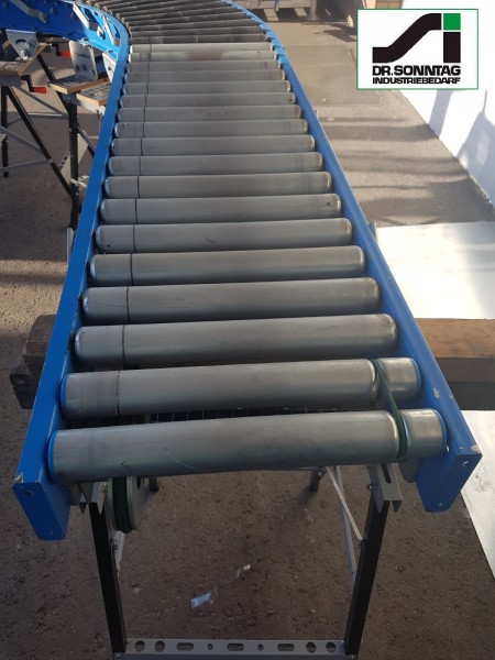 Schulz roller curve conveyor right with straight section 90°-450-390 IR795+1350-450-390