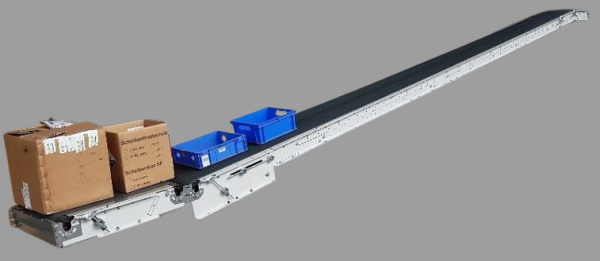 Dematic incline belt conveyor 10300-500-400