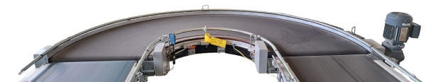 Transnorm Gurtkurvenförderer Gurtkurve 180°-700-600 IR400 rechts