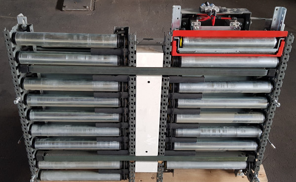 Knapp transfer roller conveyor Toothed belt slider 90° 750-485-425